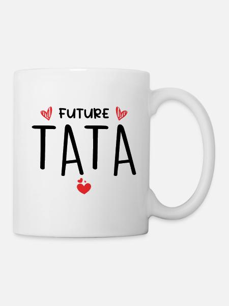Future Tata Cadeau Pour Une Future Tante - Mug blanc - blanc