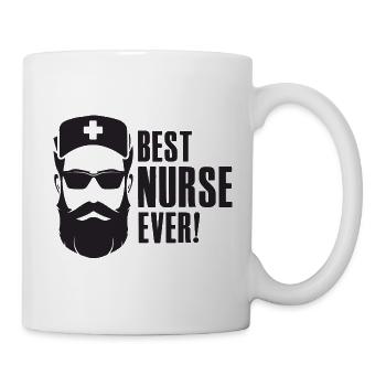 Best Nurse Ever - Krankenschwester Pfleger Notarzt - Mug - white - Right