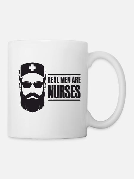Real Men Are Nurses - Krankenschwester Pfleger - Mugg - vit