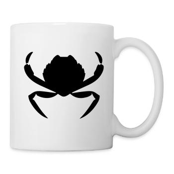 Krebs - Tasse - Weiß - Rechts
