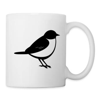 Oiseau - Mug blanc - blanc - Droite