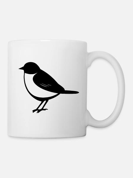 Vogel - Tasse - Weiß