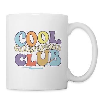 Cool Calligraphists Club Calligraphy Professional - Tasse - Weiß - Rechts
