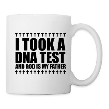 God Christ Christian Saying - Mug - white - Right