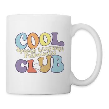 Cool Speech Language Pathologist Club SLP - Tasse - Weiß - Rechts