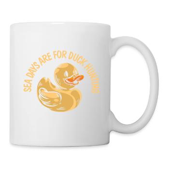 Les journées de croisière amusantes en mer sont pour la chasse au canard - Mug blanc - blanc - Droite