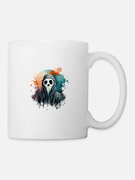 halloween ghost - Mug blanc - blanc