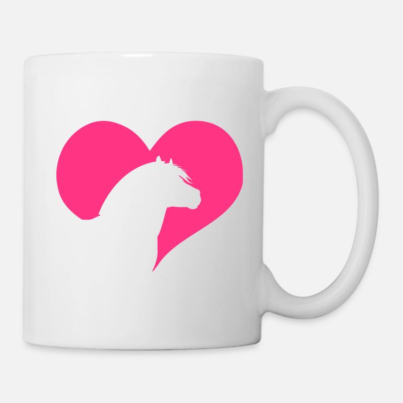 Norwegerherz - Tasse - Weiß
