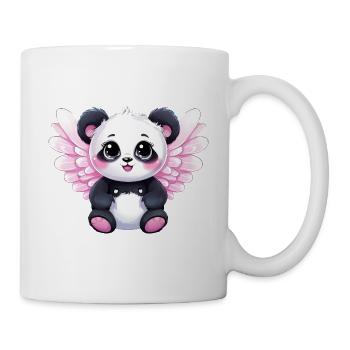 Panda ange fille avec des ailes - Mug blanc - blanc - Droite