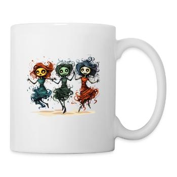 LES GOULES VEULENT JUSTE S’AMUSER - Mug blanc - blanc - Droite