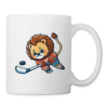 Ice Hockey Lion : le roi de la glace ! - Mug blanc - blanc - Droite