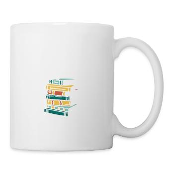 Bibliothécaire Lire Retour Répéter Bibliothécaire Livre - Mug blanc - blanc - Droite