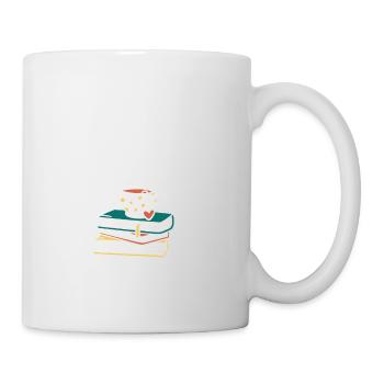 Lire Retour Répéter Bibliothécaire Livre - Mug blanc - blanc - Droite
