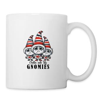 Cillin avec mes nains gnomies Noël - Mug blanc - blanc - Droite