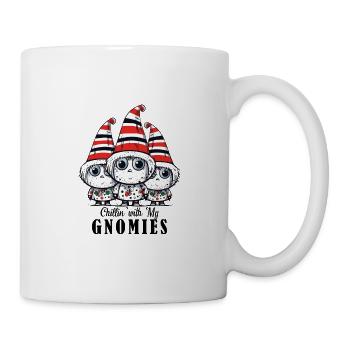 Cillin avec mes Gnomies Nains Noël - Mug blanc - blanc - Droite