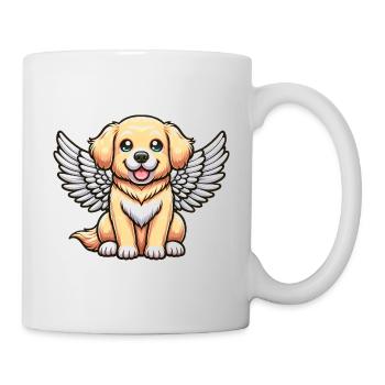 Angelic Golden Retriever with Wings – - Mug - white - Right