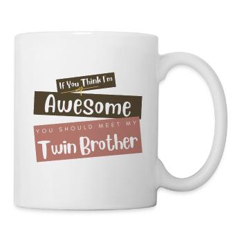 Lustige passende Familie sagt Geschwisterverbindung - Tasse - Weiß - Rechts