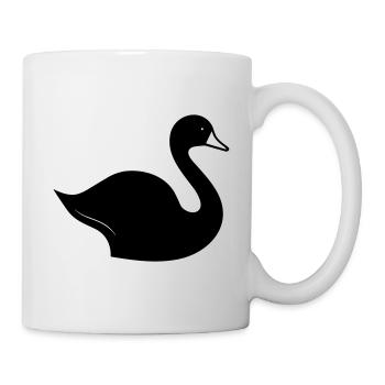 Cygne - Mug blanc - blanc - Droite