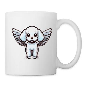 Poodle Angel - Elegant dog with wings - Mug - white - Right