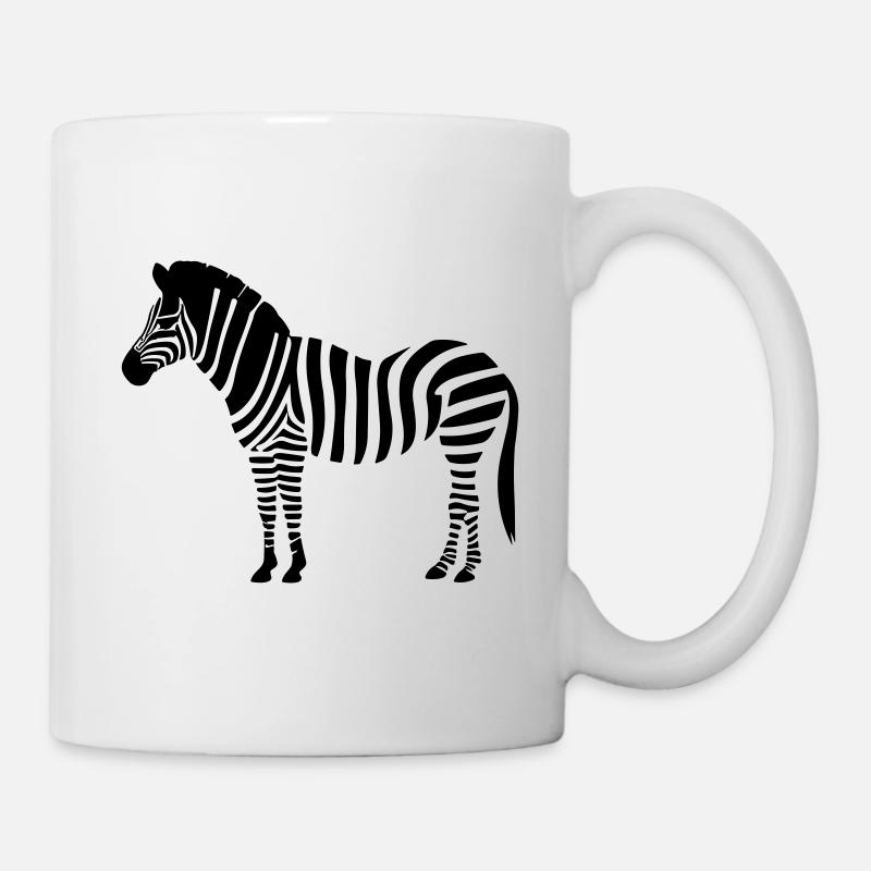 Kleines Zebra - Tasse - Weiß