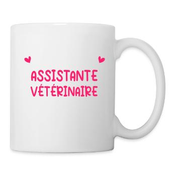 Souvent Imitée Meilleure Assistante Vétérinair - Mug blanc - blanc - Droite