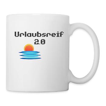 Holiday motif with sun and sea, holiday ready 2.0 - Mug - white - Right
