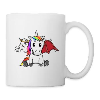 Unicorn Heavenly Depraved Bad Satanic - Mug - white - Right