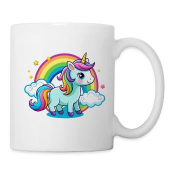 Cute Rainbow Unicorn - Mug - white - Right