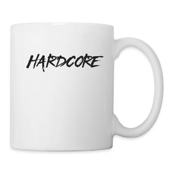 Hardcore, Black Version-One - Tasse - Weiß - Rechts