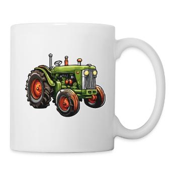 Tractor / Agriculture / Farmer / Field Work - Mug - white - Right