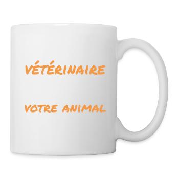 Tierarzt Geschenk Humor - Tasse - Weiß - Rechts