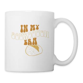 Dans mon ère au levain Home Baker Funny Bread Baking - Mug blanc - blanc - Droite