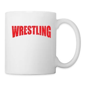 Funny Wrestling Team Athlete Pro Youth Wrestler - Mug - white - Right