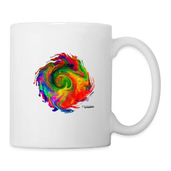 "Tornado2.4" by Acryl Galerie & Design - Tasse - Weiß - Rechts