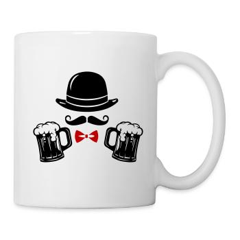 Bier Junggesellenabschied Party - Tasse - Weiß - Rechts