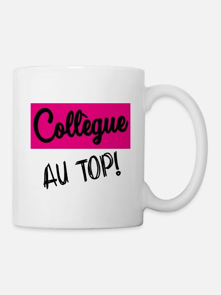COLLEGUE - Mug blanc - blanc