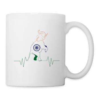 Inde Inde Hindu Pride Drapeau Pays I Cadeau - Mug blanc - blanc - Droite