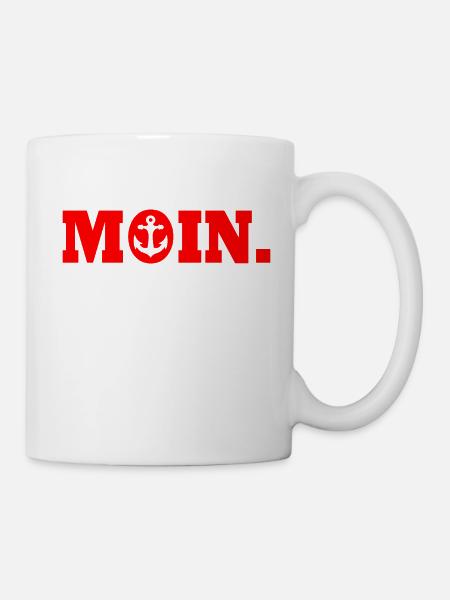 Moin - Tasse - Weiß