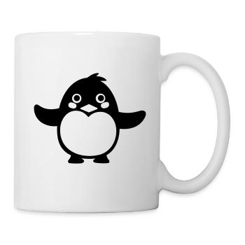 Pingouin - Mug blanc - blanc - Droite