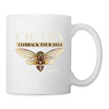 Cicada Brood Swarm Cicada Comeback Tour 2024 - Mug - white - Right