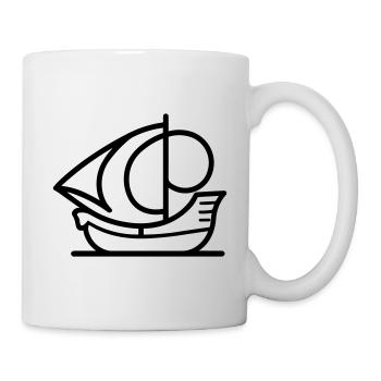 Bateau pirate - Mug blanc - blanc - Droite