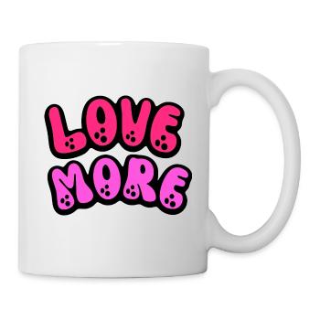 Love More - Mug - white - Right