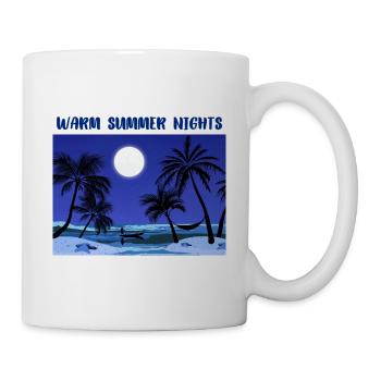 Warm summer nights - Mug - white - Right