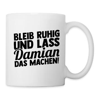 Prénom Damian - Mug blanc - blanc - Droite