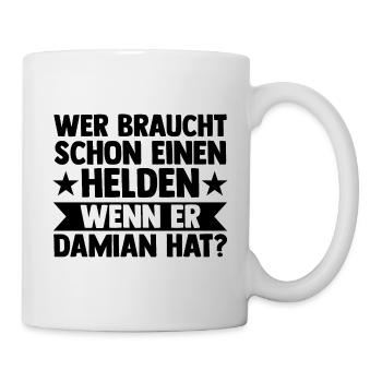Prénom Damian - Mug blanc - blanc - Droite