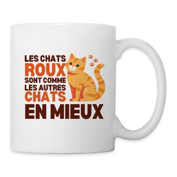 Chats Roux Sont Comme Les Autres Chats En Mieux - Mug blanc - blanc - Droite