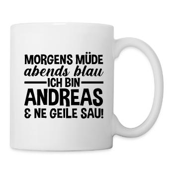 Prénom Andreas - Mug blanc - blanc - Droite