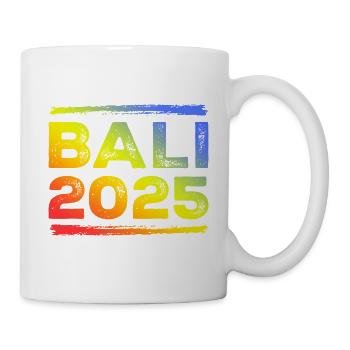 Bali 2025 Bunt - Tasse - Weiß - Rechts