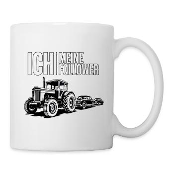 Moi et mes abonnés – Édition Traktor - Mug blanc - blanc - Droite