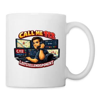 Call Me 112 Leitstellendisponent - Tasse - Weiß - Rechts